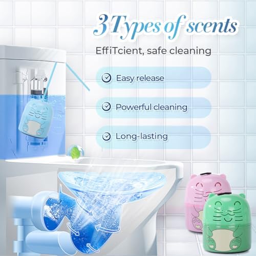 HOAIME Toilet Cleaner Deodorizer 3 Pack