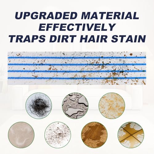 10 Pack Microfiber Mop Pads for 16-18 Hook Loop Mops