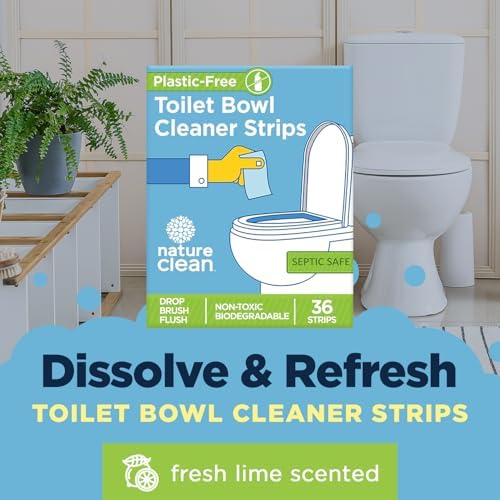 Nature Clean Non-Toxic Toilet Cleaner Strips 36 Count