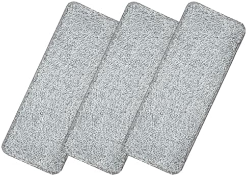 3PCS Washable Fiber Mop Pads for Hardwood and Tile Floors