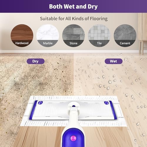 40 Pack Disposable Power Mop Refills for Multi-Surface Cleaning
