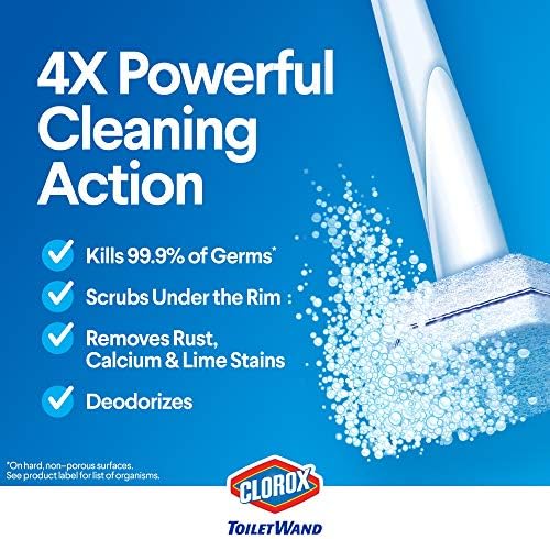 Clorox Wand Heads 6 Count for Powerful Toilet Cleaning