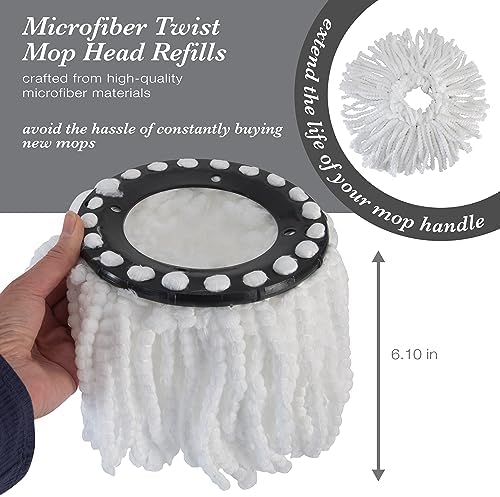 Simplify Microfiber Mop Head Replacement Pack of 2 1
