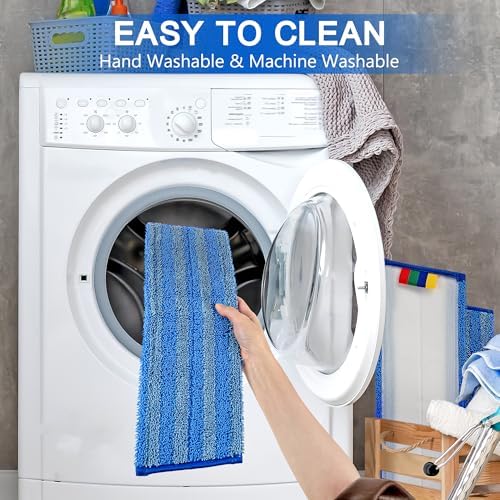 iDeaology 18 Replacement Microfiber Mop Pad - 15 Pack Heavy Duty Refill