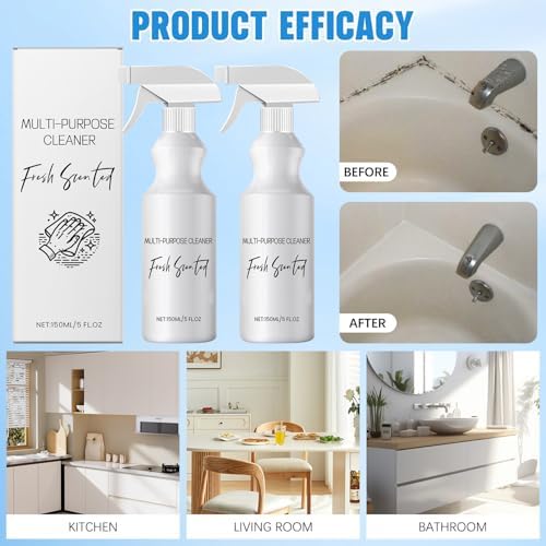 2Pcs R W Multi Purpose Cleaner