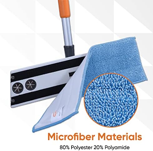 Superio Microfiber Mop Refill 16 Inch Blue 12 Pack