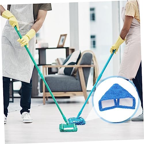 SHERCHPRY Coral Fleece Microfiber Mop Head Refill Pads 4-Pack