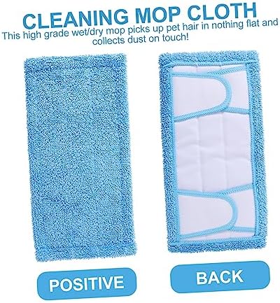 SHERCHPRY Microfiber Mop Pads 2-Pack Replacement Heads