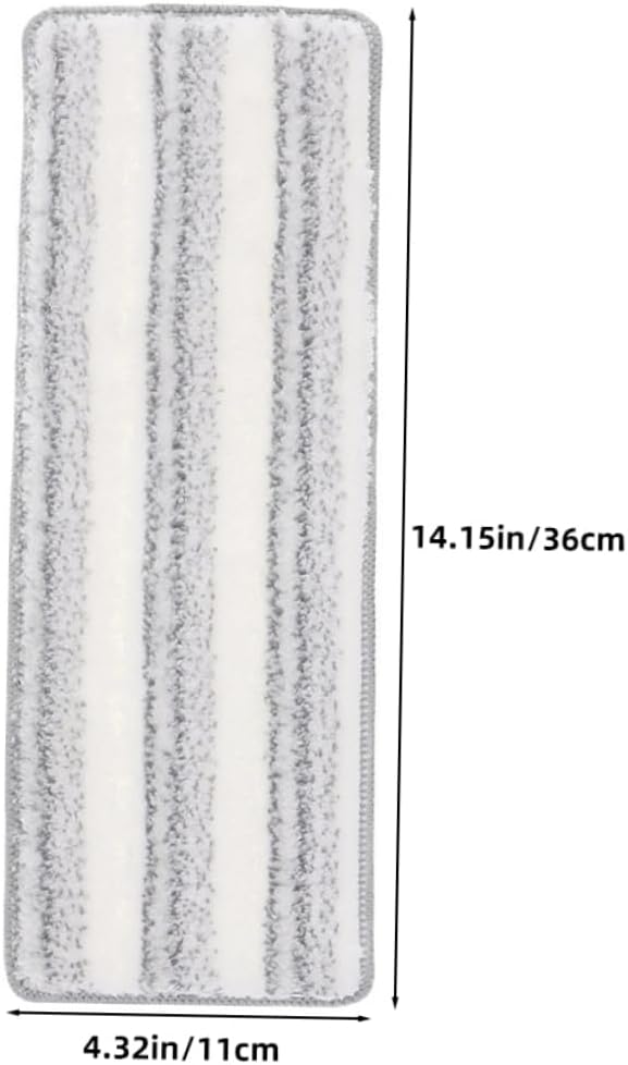 5pcs Washable Flat Mop Pads Self Adhesive Microfiber for Hardwood Floors