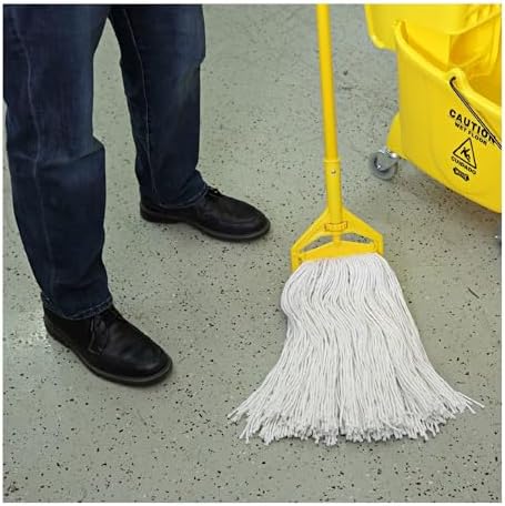 Boardwalk Premium Cut-End Wet Mop Heads 24oz White 12Carton