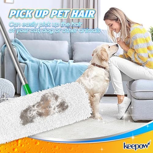 KEEPOW Reusable XL Mop Pads Refills 4 Pack