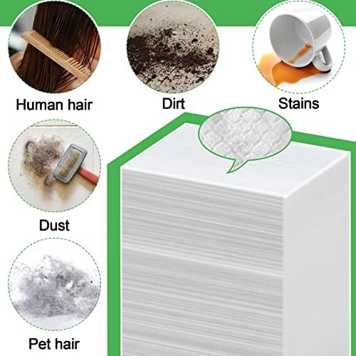 Zubebe 600 Pcs Dry Mop Pad Refills for Floor Cleaning