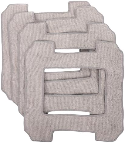 PACKOVE 4Pcs Window Vacuum Cleaner Cloths