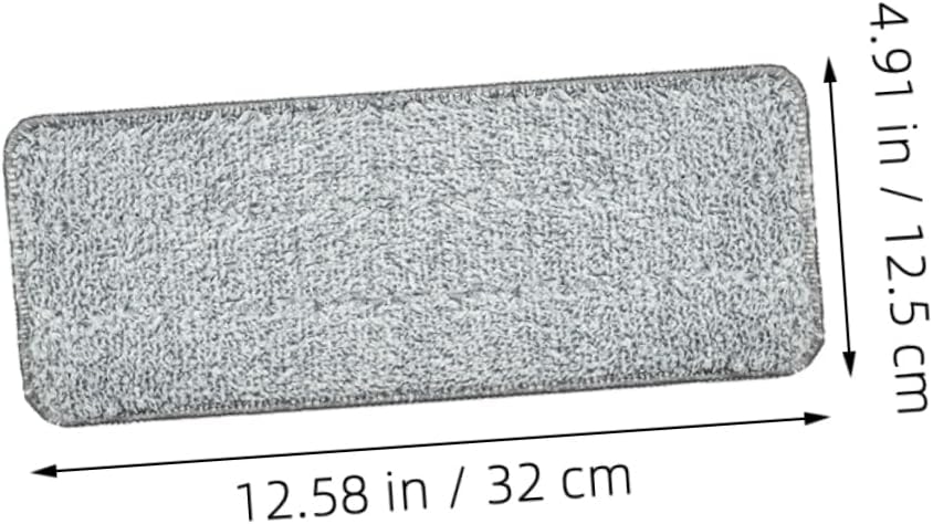 3PCS Reusable Flat Mop Pads for Smooth Floor Cleaning