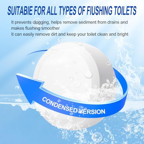 IFSRF Automatic Toilet Cleaner Tablets 50 Pack - Blue