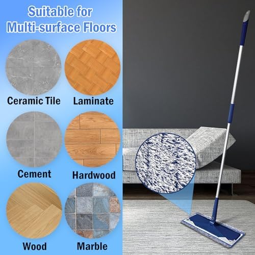 ZIONYA 4 Pack Microfiber Dusting Pads for Bona Mops