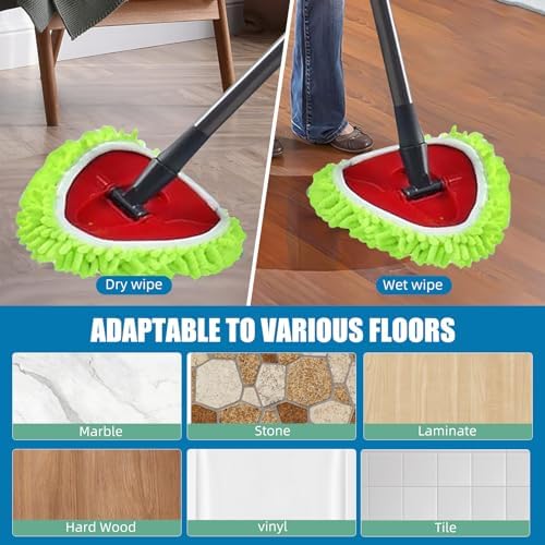 YWSHF Spin Mop Heads 6 Pack Replacement for O Cedar