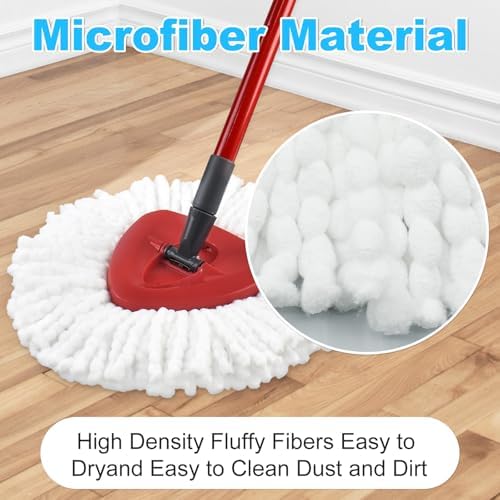 Yuunaie Spin Mop Replacement Heads for Ocedar 2 Pack Set