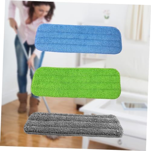 PACKOVE 3Pcs Water Spraying Mop Cloth Replacement