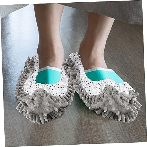 Microfiber Mop Slippers 2 Pairs for Home Cleaning