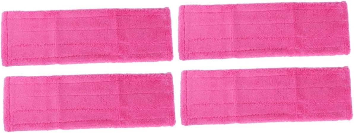 4PCS Coral Microfiber Mop Refill for Hard Floors
