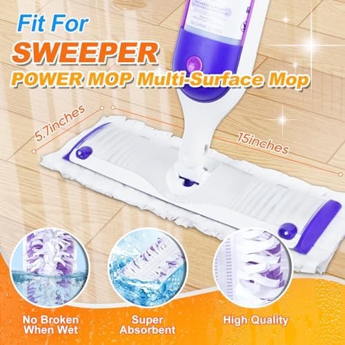 MyKEEPOW 12 Pack Disposable Mopping Pad Refills