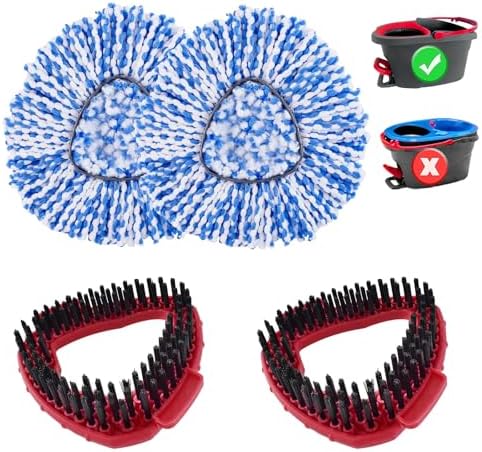 Hezane 2 Replacement Mop Heads for O-Cedar EasyWring