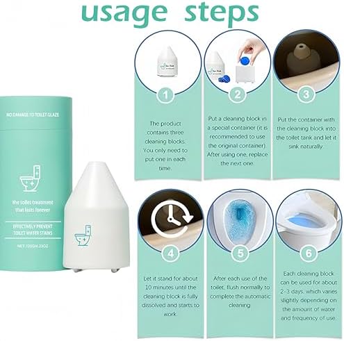 Automatic Toilet Bowl Cleaner with Fresh Scent and Long-Lasting Power