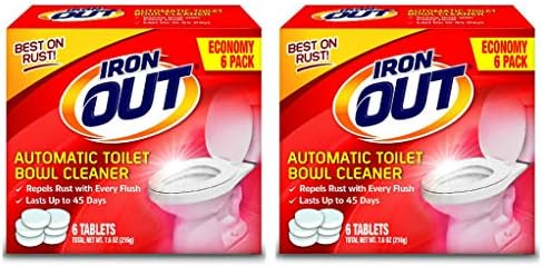 IRON OUT Automatic Toilet Cleaner Tablets 12 Count