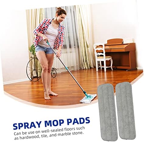 5Pcs Reusable Mop Pads for Efficient Floor Cleaning