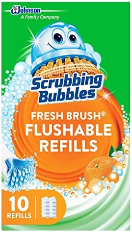 Scrubbing Bubbles Fresh Brush Flushable Refills - Citrus Scent 10 Count