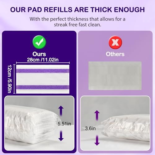 Zeekech 30 Count Spray Mop Pad Refill for Swiffer WetJet 1