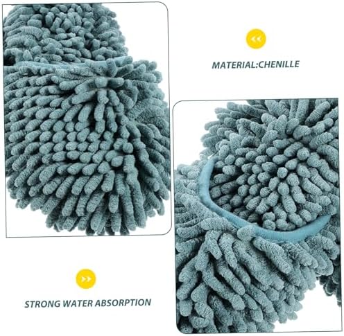 Fluffy Reusable Mopping Slippers for Women