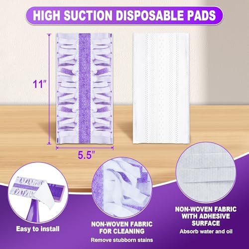 FORSPEEDER 10 Count Swiffer WetJet Mopping Pad Refills