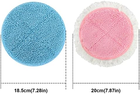 BeiLan 6-Pack Electric Mop Pads for 728 Inch Floor Cleaning