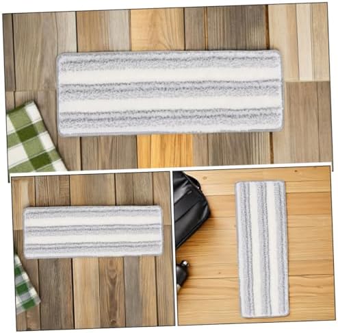 5pcs Washable Flat Mop Pads Self Adhesive Microfiber for Hardwood Floors