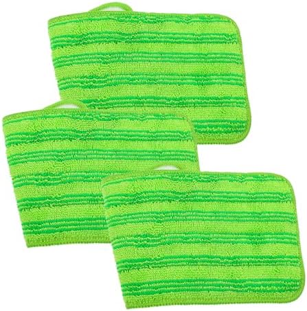 3PCS Microfiber Mop Pads for Hardwood Tile Cleaning