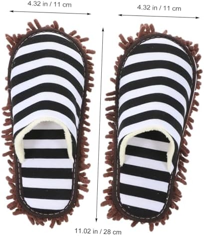 Ipetboom Washable Dust Mop Slippers for Easy Floor Cleaning