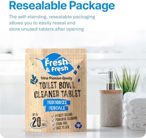 Fresh Fresh Toilet Bowl Cleaner Tablets 15pcs with Fresh Scent
