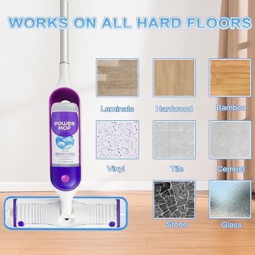 6 Pack Reusable Mop Pads for Swiffer Power Mop