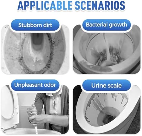 HISKI Foam Toilet Cleaner - 1oz Powerful Instant Bowl Cleaner