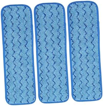 3pcs Mop Head Refills Washable Mop Pads for Tile Marble