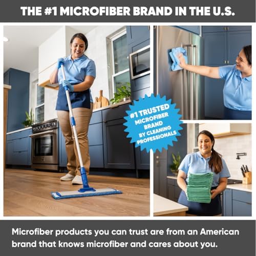 3 Pack Cinch Mop Replacement Heads with Microfiber Pads