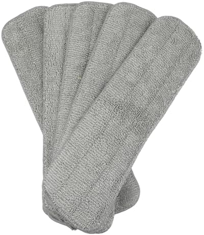 5Pcs Reusable Mop Pads for Efficient Floor Cleaning