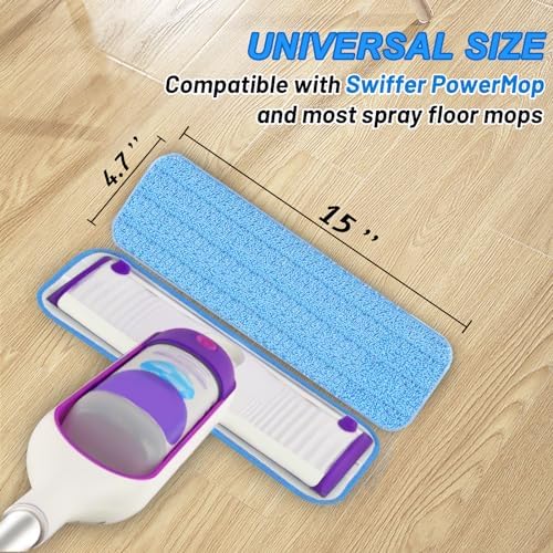5 Pack Reusable Mop Pads for Swiffer PowerMop