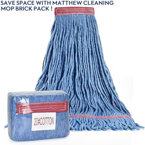L Luke Supply Matthew Cleaning 20oz Mop Head Refill Pack of 6