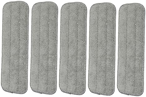 5Pcs Spray Mop Pads Washable Replacement Mop Heads