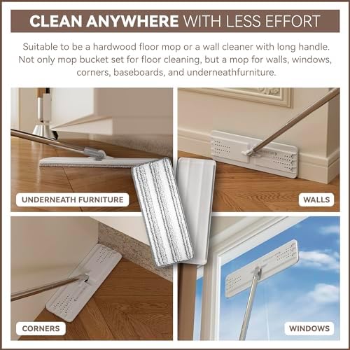 Microfiber Mop Refills 13-Inch 6-Pack for Wet Dry Cleaning