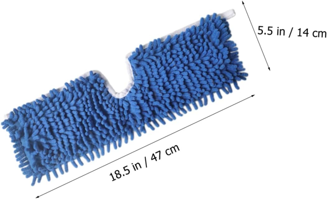 2pcs Chenille Mop Pads Refill for Hardwood Floors