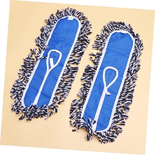 2Pcs Push Mop Cloth - Durable Reusable Machine Washable Floor Cleaning Replacement